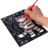 Гравюра детская, со стекой, Простоквашино