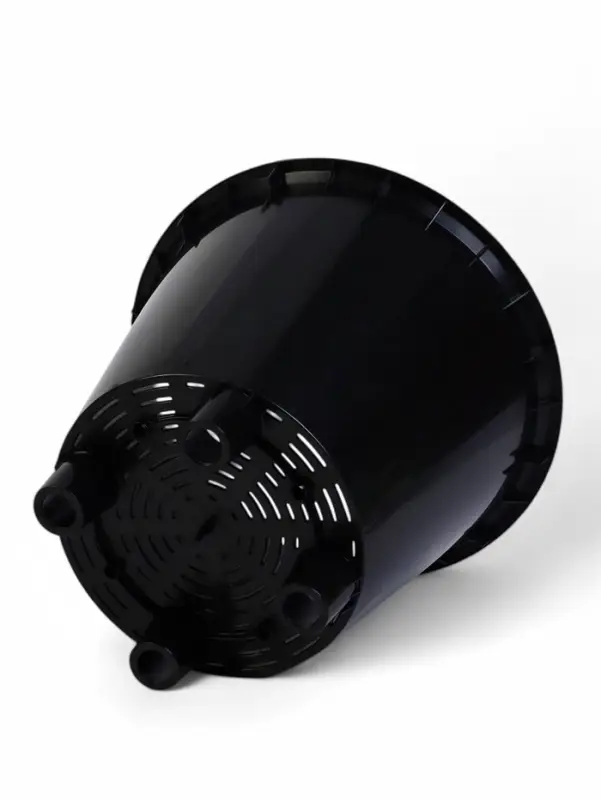 Горшок для цветов "Rosemary" D-33 см, 16 л с дренажной вставкой на колесиках, бежевый