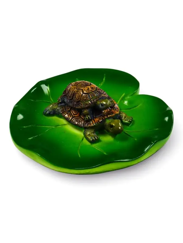 Садовая фигура 10 х 11 х 6 см  водоплавающая  "Черепашки"