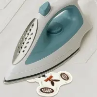 Термоаппликация &laquo;Мишка с бантиком&raquo;, 5.5&times;6 см, бежевая