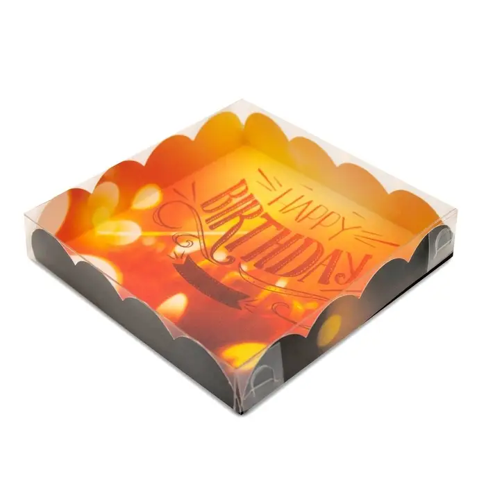 Коробочка для печенья, &laquo;Праздник&raquo;, 15&times;15&times;3 см