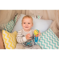 Погремушка - прорезыватель &laquo;Планеты&raquo;, эластичная ручка, виды и цвет МИКС