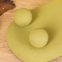 Блюдо сервировочное текстурное на золотых ножках сферах "Олива" 20х10,5х5 см