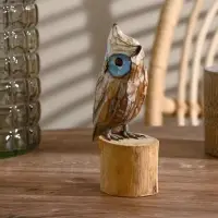 Cувенир &laquo;Сова на пеньке&raquo;, 18 см, дерево