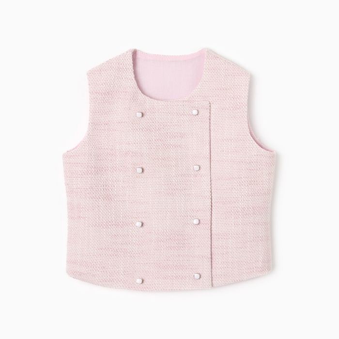 Жилетка для девочки, MINAKU :Party Dress, цвет розовый, рост 152 см Жилетка для девочки, MINAKU :Party Dress, цвет розовый, рост 152 см