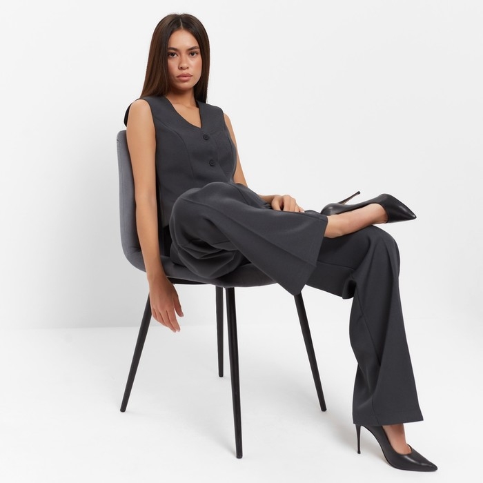 Жилет женский MIST: Classic Collection р. 50, цвет графит