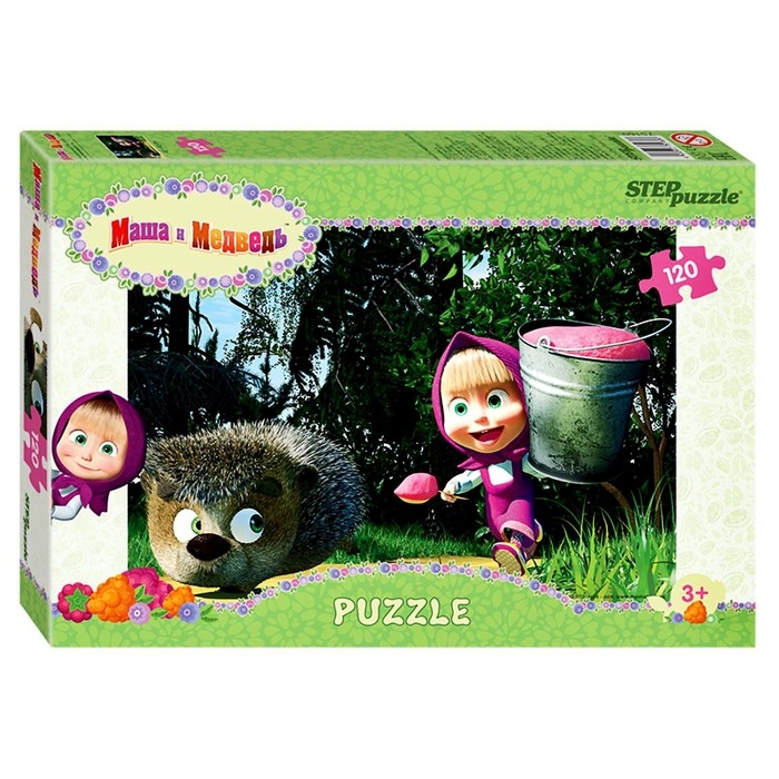 Пазл &laquo;Маша и Медведь - 2&raquo;, 120 элементов, МИКС