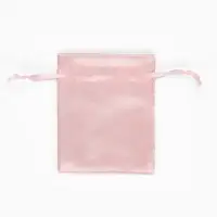 Набор подарочных атласных мешочков 50 шт., 8*10см, цвет светло-розовый (9911259)