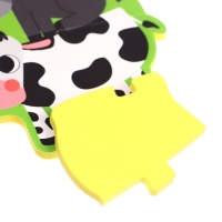 Мягкий пазл для малышей &laquo;Пирамидка: Животные фермы&raquo;, 5 деталей, Крошка Я