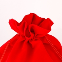 Подарочный мешок Деда Мороза &laquo;Счастья полный мешок&raquo;, красный бархат, 60 х 40см