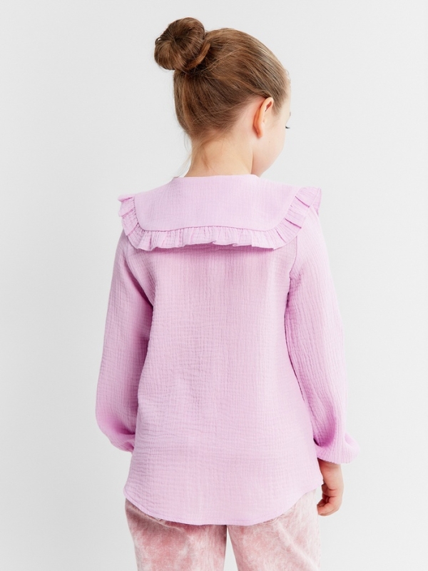 Рубашка детская KAFTAN, р. 30 (98-104), лиловый