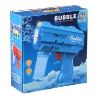 Генератор мыльных пузырей &laquo;Пистолет&raquo;, световые эффекты, работает от батареек, красный