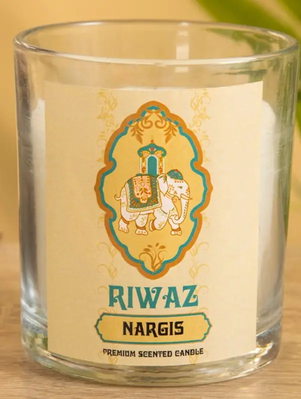 Свеча ароматическая в стекле "Лемонграсс" соевый воск 120гр