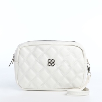 Сумка кросс-боди на молнии, цвет белый Сумка кросс-боди на молнии, цвет белый