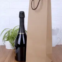 Пакет под бутылку Vindemia, крафт