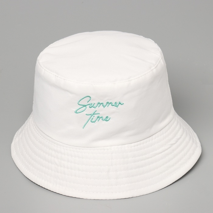 Панама детская для девочки &laquo;Лето&raquo;, цвет белый, р-р 54