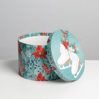 Коробка подарочная &laquo;Снежная&raquo;, 18 х 18 х 13 см, Новый год