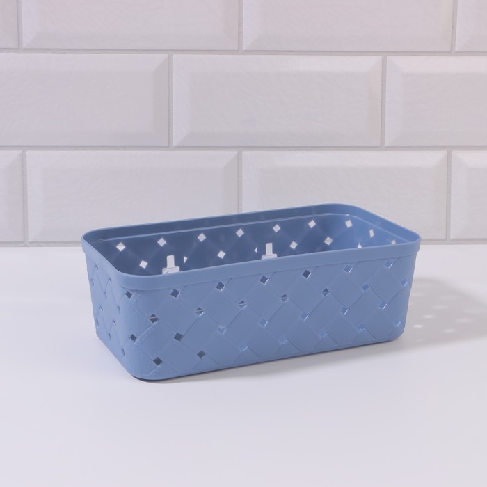 Органайзер для хранения, навесной, 1 секция, с клеевыми крючками, 21,5 × 11,5 × 7,5 см, цвет МИКС Органайзер для хранения, навесной, 1 секция, с клеевыми крючками, 21,5 × 11,5 × 7,5 см, цвет МИКС