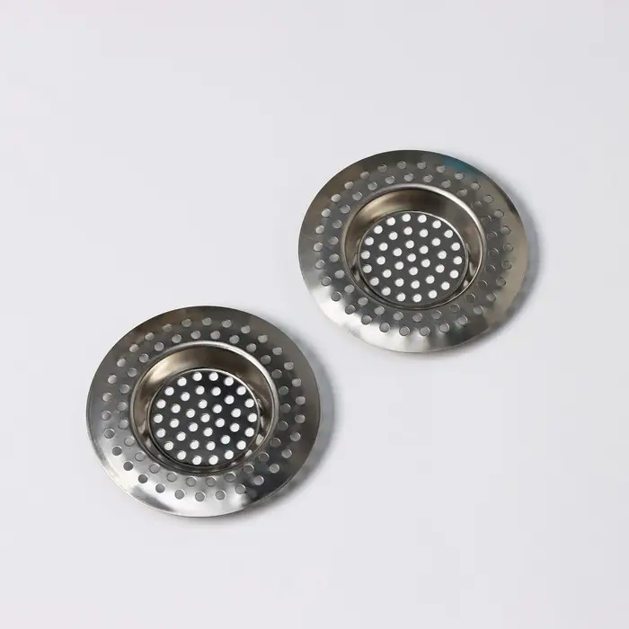 Фильтр для раковины, 2 шт., d=7.5 см