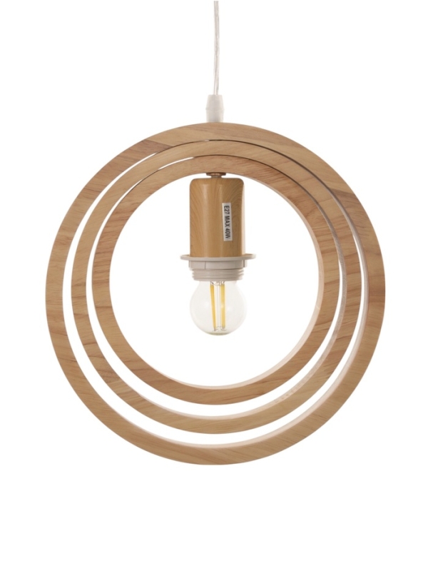 Светильник BayerLux ЭКО "Лика" 1х40Вт Е27 коричневый 25х25х100см