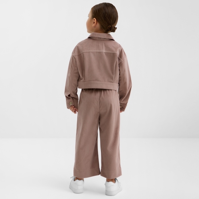 Костюм детский KAFTAN "Velvet", р. 32 (110-116), кофе