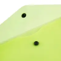 Папка-конверт на кнопке А4, 180 мкм, Calligrata Neon, полупрозрачная, неон желтый