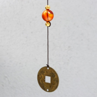 Музыка ветра металл "Слон на монетках" 5 колокольчиков 41х6 см Музыка ветра металл "Слон на монетках" 5 колокольчиков 41х6 см