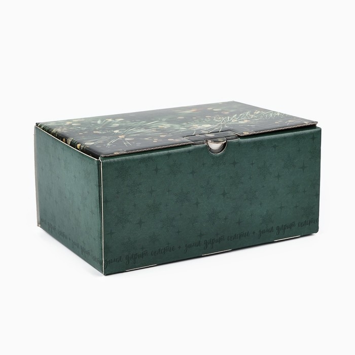 Коробка подарочная новогодняя складная &laquo;Зимняя сказка&raquo;, 22 х 15 х 10 см, Новый год