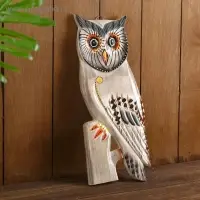 Панно "Сова на дереве" дерево 13,5х1,5х33 см