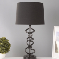 Настольная лампа "Малави" Е27 40Вт черный 28х28х54 см Настольная лампа "Малави" Е27 40Вт черный 28х28х54 см