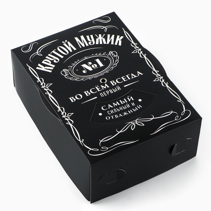 Коробка складная &laquo;Крутой мужик &raquo;, 21 х 15 х 7 см