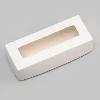 Коробка складная, белый, 17 х 7 х 4 см, 0,5 л