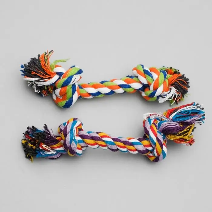 Игрушка канатная &laquo;2 узла&raquo;, малая, 20 г, до 20 см, цвет МИКС