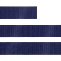 Лента сатиновая Satin 20 S, темно-синяя, 40 см