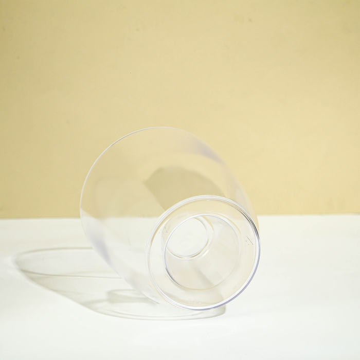 Горшок для орхидей, 2 л, 14,8 &times; 16,2 см, круглый, пластик, прозрачный