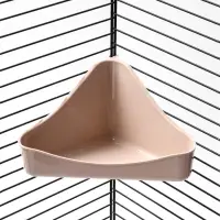 Туалет угловой для грызунов 16 х 9 х 8,5 см, микс цветов