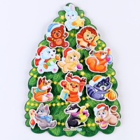 Сортер &laquo;Зверята на ёлке&raquo;, на липучках