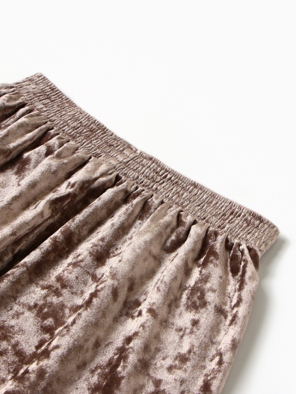 Комплект женский  (футболка и шорты) KAFTAN Velvet р. 40-42, кофейный