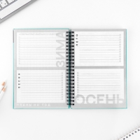 Интерактивный планер А5, 92 л. Твердая обложка &laquo;Живи прямо сейчас&raquo;