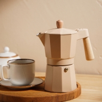 Кофеварка гейзерная SL Home &laquo;Ферамо&raquo;, 300 мл, 11&times;15,5&times;20 см, цвет бежевый