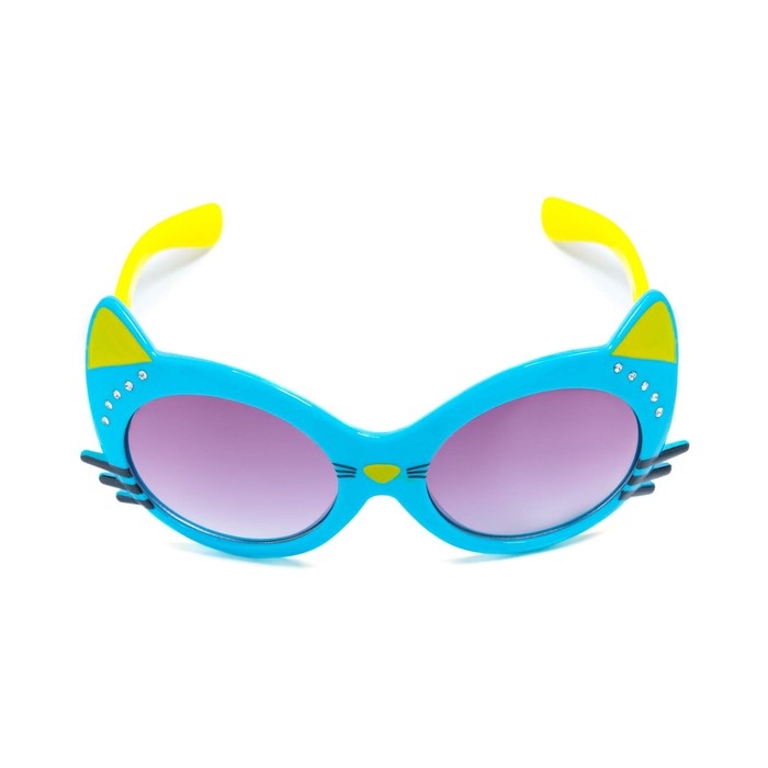 Очки солнцезащитные детские OneSun, uv 400, линза 4.5х5.5 см, ширина 12.5 см, дужка 12 см, микс   55