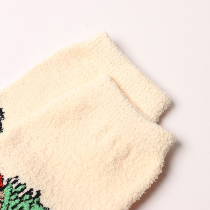 Носки женские махровые &laquo;Дракончик и феникс&raquo;, цвет светло-жёлтый, размер 36-40