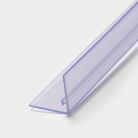 Ограничитель передний пластиковый с Т-профилем, 1000×32×30 мм, прозрачный Ограничитель передний пластиковый с Т-профилем, 1000×32×30 мм, прозрачный