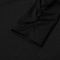 Лонгслив женский со сборкой MINAKU: Casual Collection цвет чёрный, р-р 46 Лонгслив женский со сборкой MINAKU: Casual Collection цвет чёрный, р-р 46