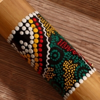 Сувенирный музыкальный инструмент "Посох дождя" 20 см МИКС