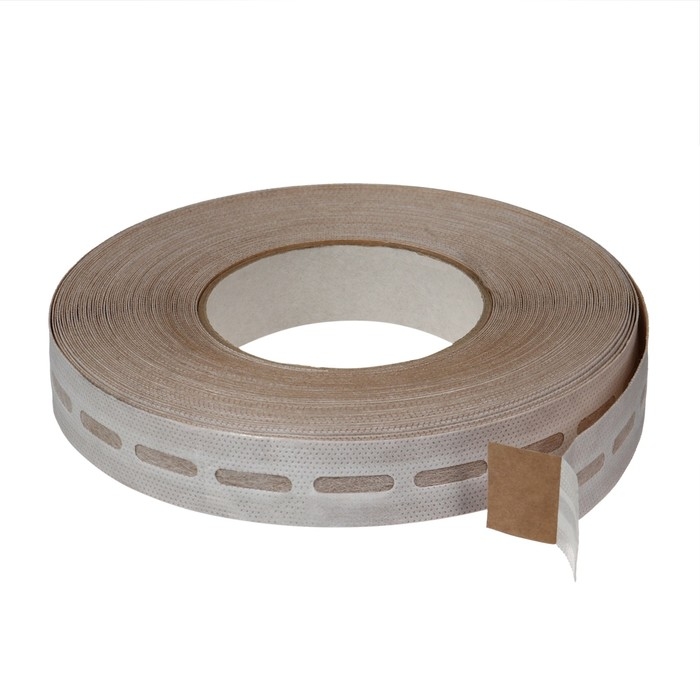 Лента перфорированная, клейкая, 25 м × 25 мм, для поликарбоната от 4 до 8 мм, МИКС Лента перфорированная, клейкая, 25 м × 25 мм, для поликарбоната от 4 до 8 мм, МИКС