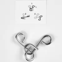 Puzzle Головоломка металлическая, лошадки,  МИКС