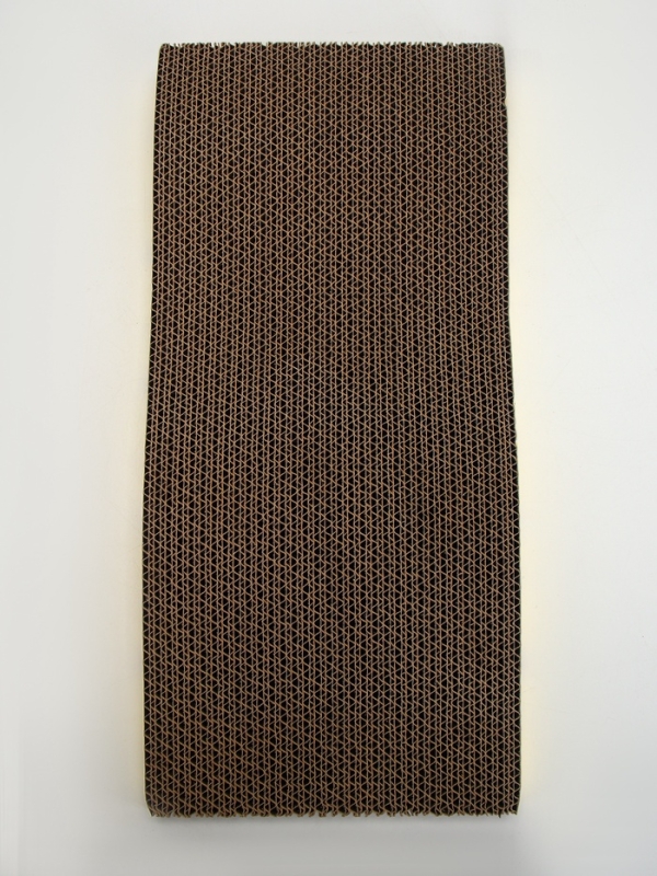 Когтеточка-лежанка "Пижон" из гофрокартона с кошачьей мятой "Волна", 43 х 21 х 3,5 см