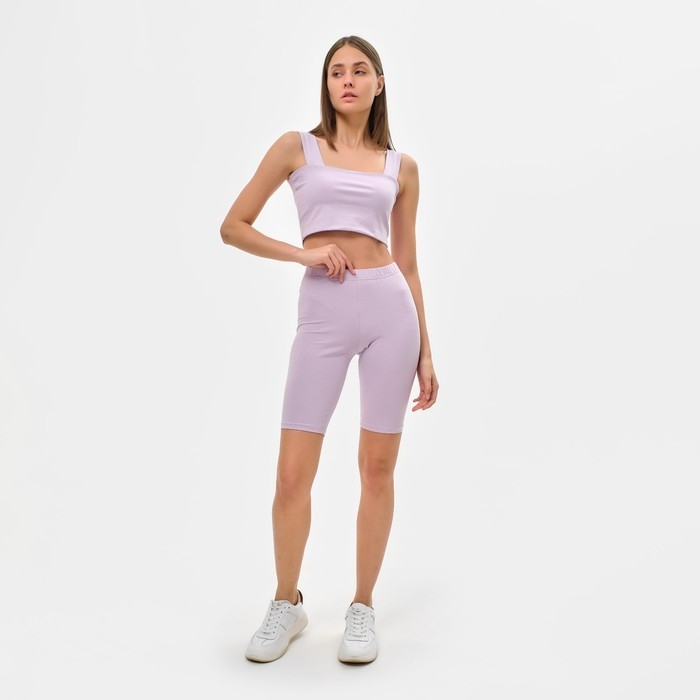 Топ женский MINAKU: Basic line цвет лавандовый, р-р 46