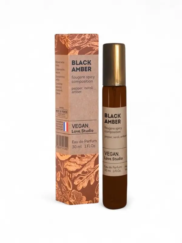Парфюмерная вода женская Vegan Love Studio Black Amber, 30 мл